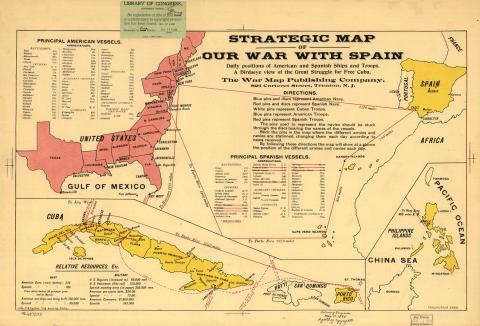 Map of the southern U.S. as well as a map of Cuba and Puerto Rico.